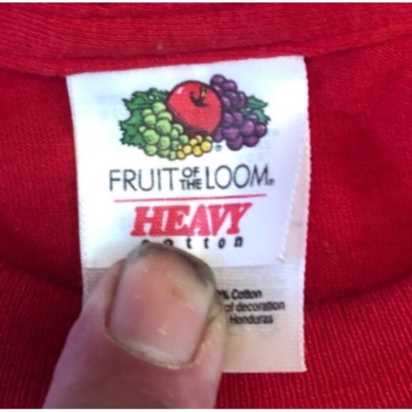 Hockey Night In Canada Red T-Shirt XL Fruit Of The Loom Cotton Mens Graphic Tee - Picture 3 of 8